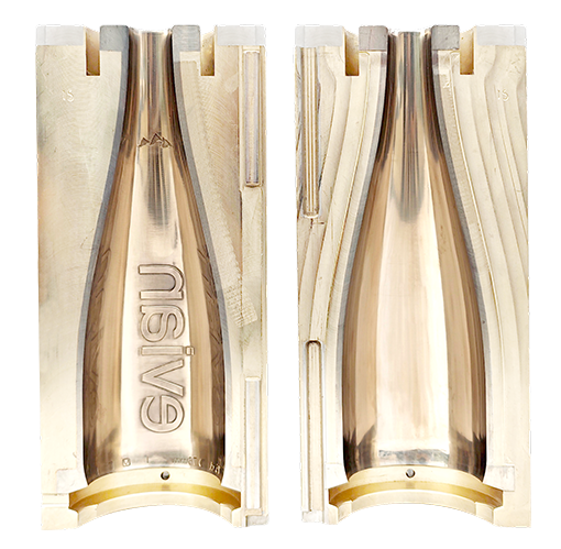 Bronze glass mould Bronze glass mould